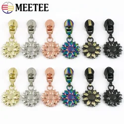 5-20Pcs 5# Zipper Sliders for Nylon Zips Tape Luggage Closure Zippers Pulls Replacement Backpack Decoration Zip Head Repair Kits