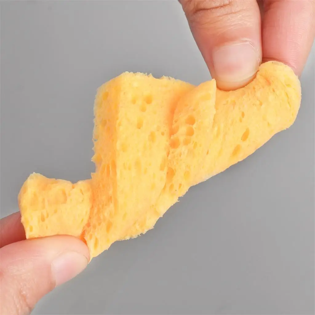 Set di Spugne per Lavaggio Viso a Forma di Cuore in Cellulosa Rosa, Dischetti Detergenti per Rimozione Trucco, Ideali per Viaggi, Cura della Pelle e Bellezza