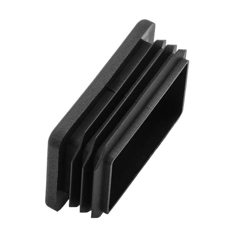 Square Pipe Plug Black Blanking End Caps Rectangular Pipe Tube Cap Insert PlugsTable Chair Furniture Foot Cover Decorative Dust image 5