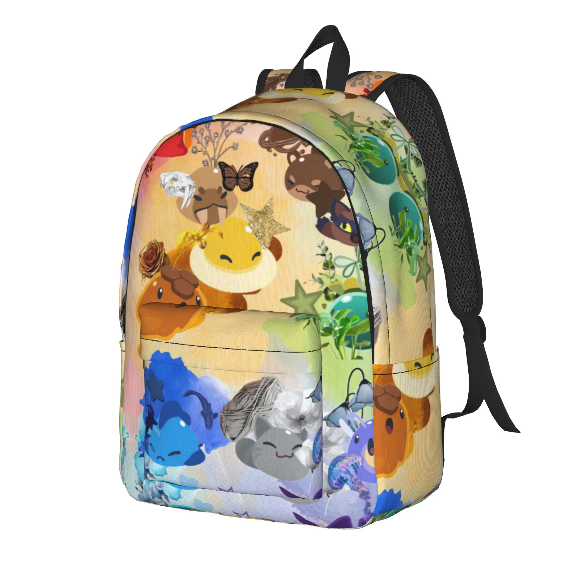 Fresh Scenic Slime Rancher(1) Backpack  Male Polyester Travel Backpacks Print Style School Bags Rucksack