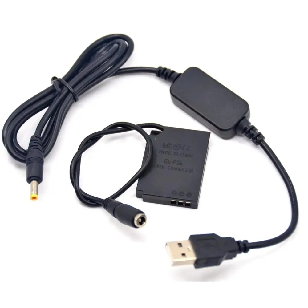 EP-62F DC Coupler EN-EL12 Fake Battery+Power Bank USB Cable For Nikon Coolpix AW120 P330 P340 S1200pj S620 S630 S70 S6200 S6300