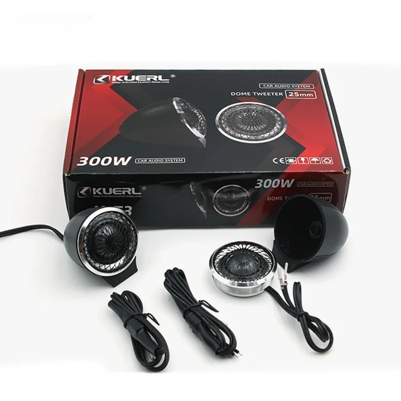 

Able Car Audio Modified Aluminum Shell Silk Film Speaker Tweeter Head 1.5 Inch Car Tweeter