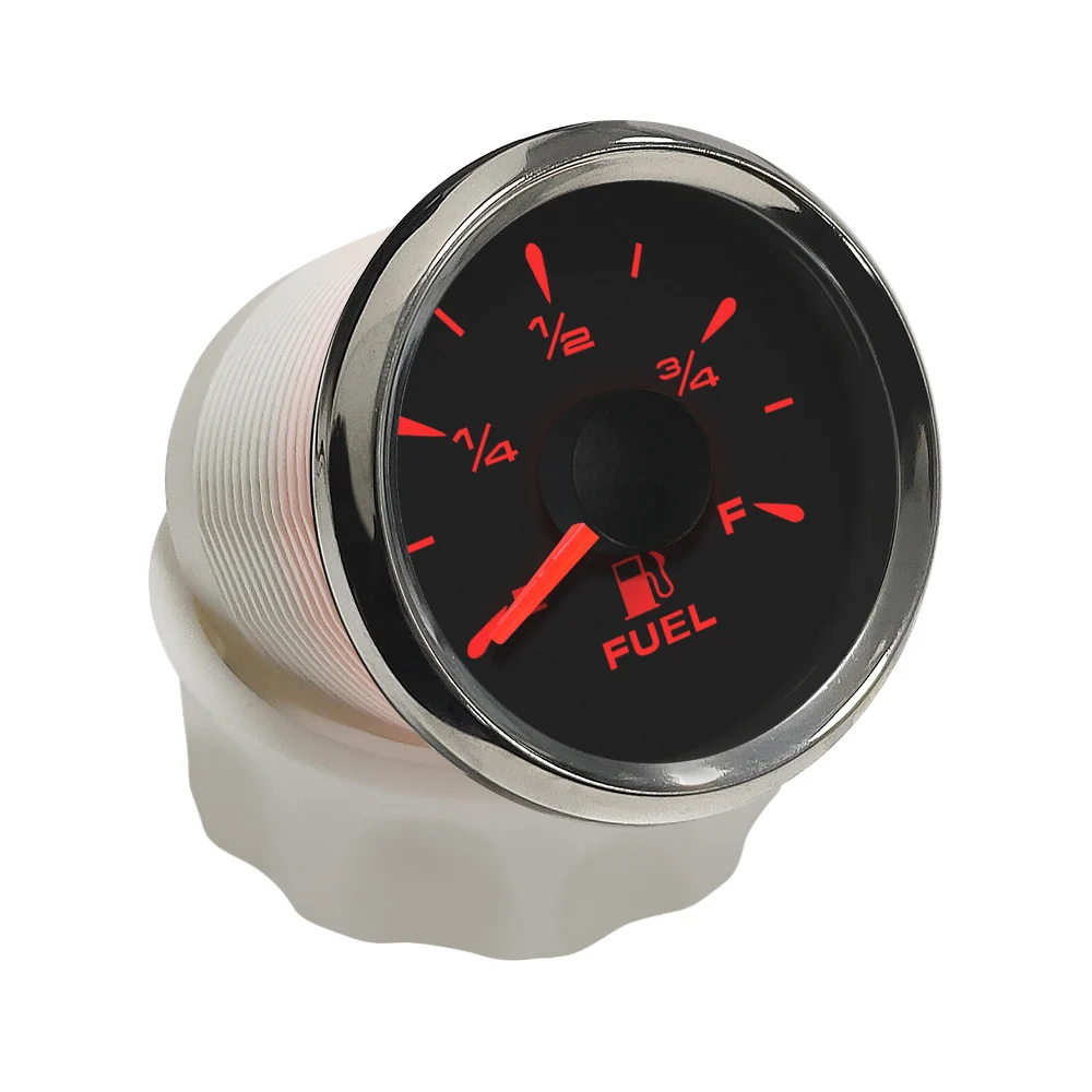 

ELING 52 мм (2 дюйма) Датчик уровня топлива Датчик уровня топлива с 8 цветной подсветкой Рабочее напряжение 12 В 24 В для автофургонов-фургонов