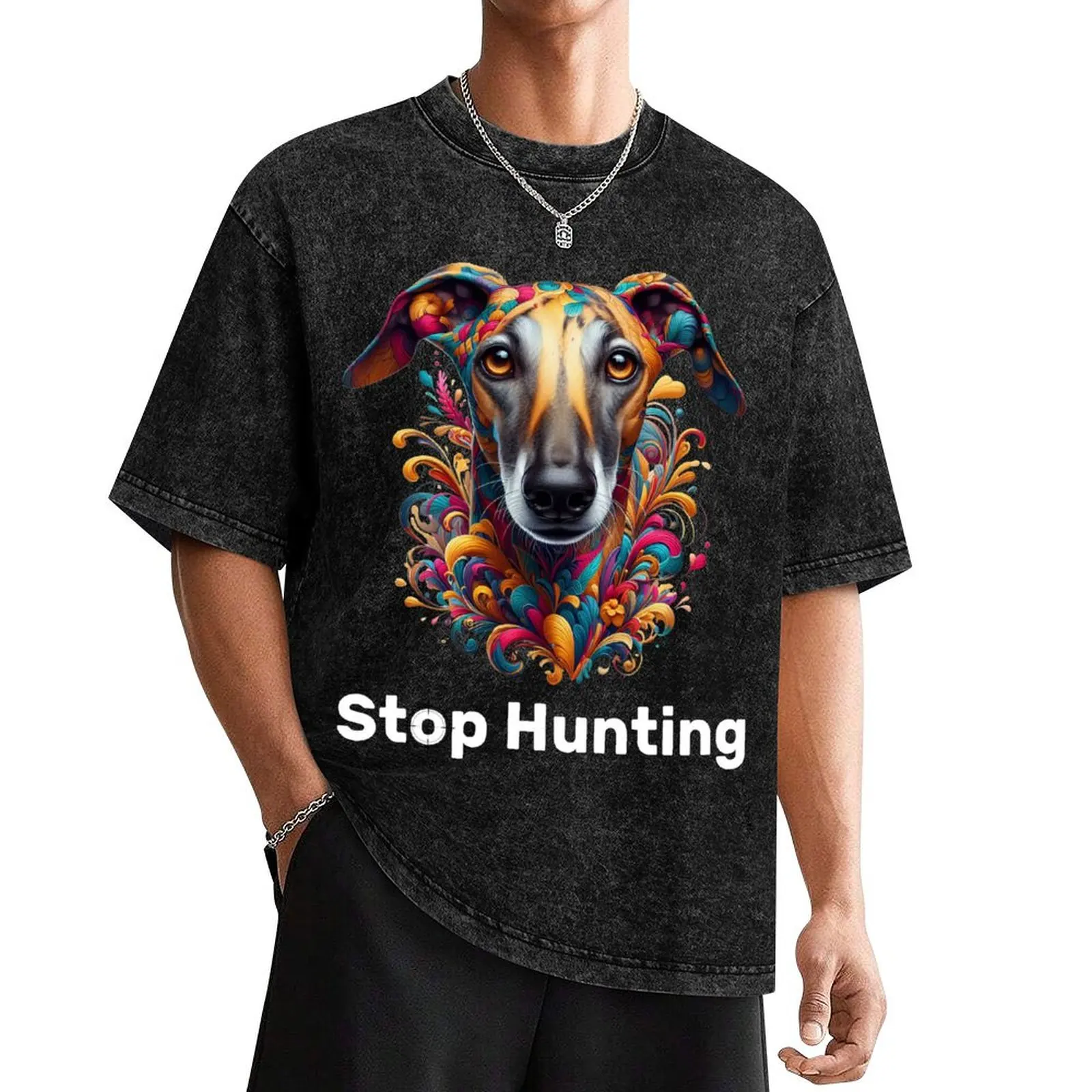 

Stop Hunting! End the hunt! T-Shirt oversized sweat funny meme t-shirts funny t shirts men