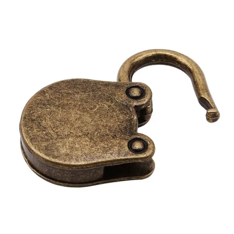 1~5PCS Bronze Vintage Old Antique Style Mini Archaize Padlocks Key Lock With Key Lock Home Usage Hardware Decoration