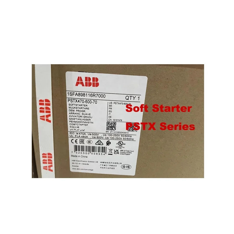 ABB Driver frekuensi variabel, Drive AC Inverter Vfd frekuensi tinggi ACS580-01-169A/206A-4 480V 380V