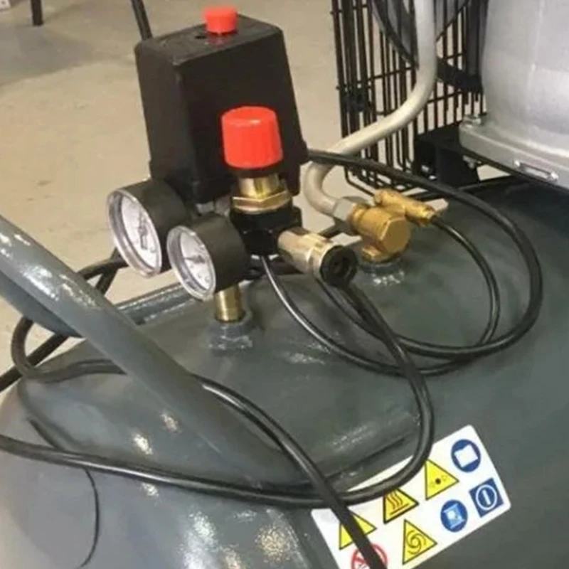 Air Compressor PRESSURE Switches ควบคุมวาล์ว 90-120PSI 240V เปลี่ยนส่วนเครื่องวัดความดันวาล์วบรรเทา Drop Ship