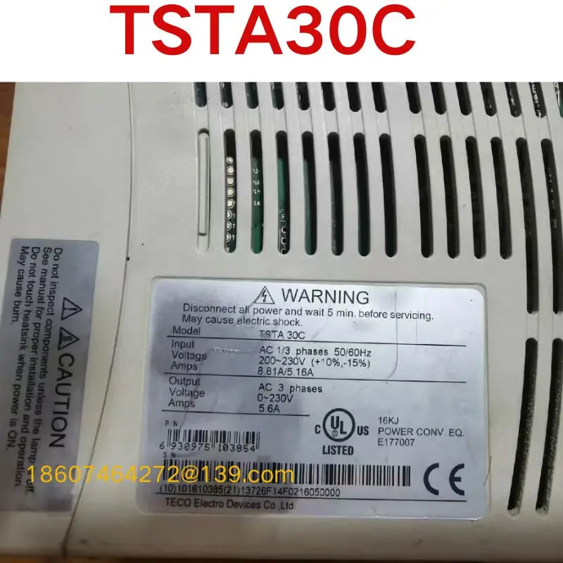 Second-hand test OK .  Servo Drive  TSTA30C