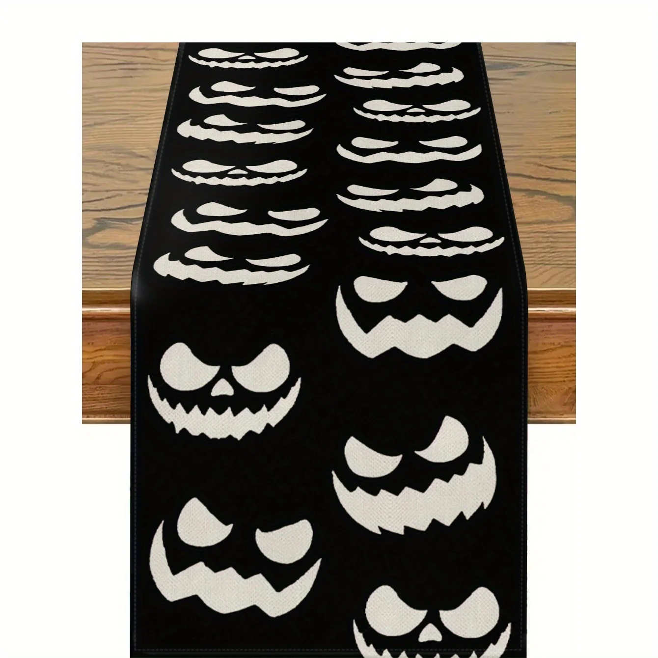 

1 шт. настольный флаг на тему Хэллоуина, дизайн с принтом черной летучей мыши, подходит для вечеринки, ресторана, дома, рынка, праздничного украшения.