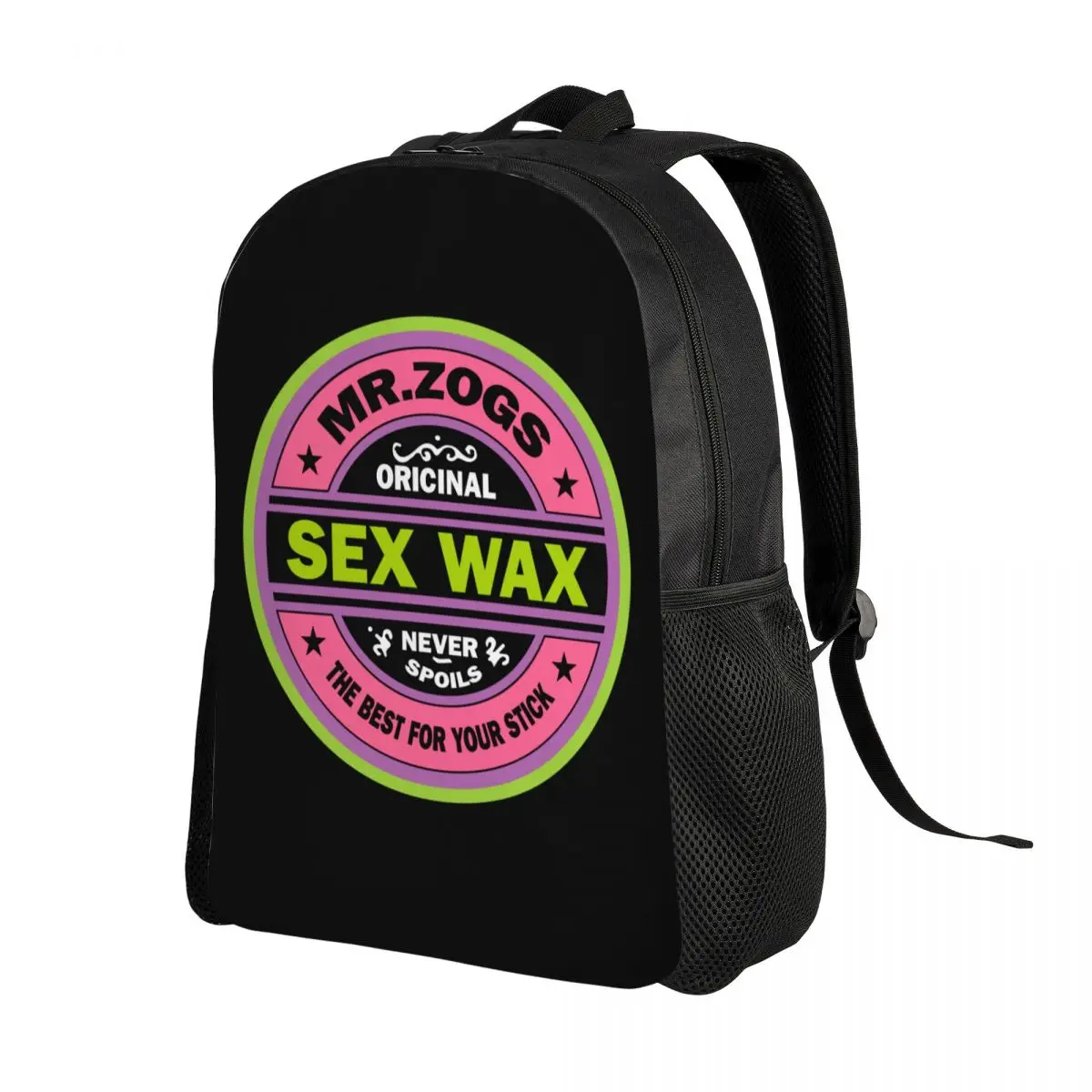 Mr Zogs Surfing Sex Wax Travel Backpack Men Women School Laptop Bookbag College Student Daypack Bags