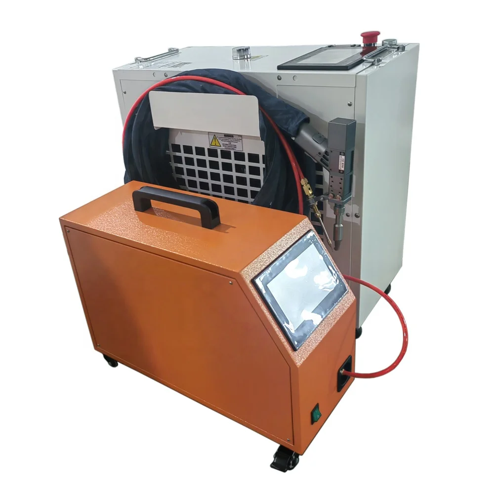 Mini Hand-held Laser Welding Machine 1.3-1.5KW Integrated Portable For Welding Stainless Steel Carbon Steel Aluminium & Alloying