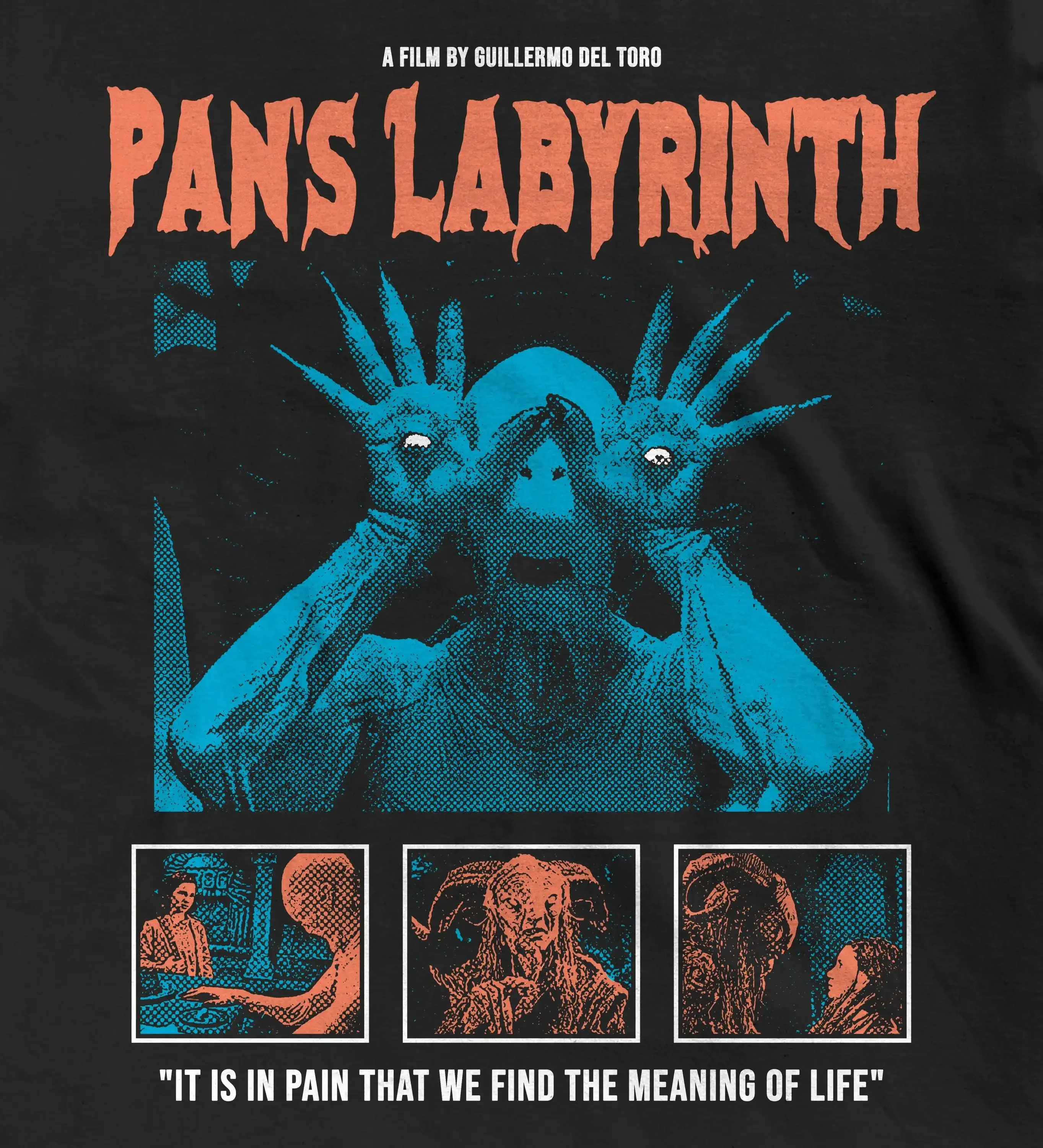 Pan's Labyrinth Dark Fantasy Film T-Shirt, Guillermo del Toro Cinema Tee