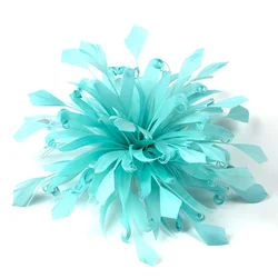Quality Light green Feathers Flower DIY Wedding Clothes Decoration Carnival Dress Accessories Natural Plumes For Crafts 1Pieces
