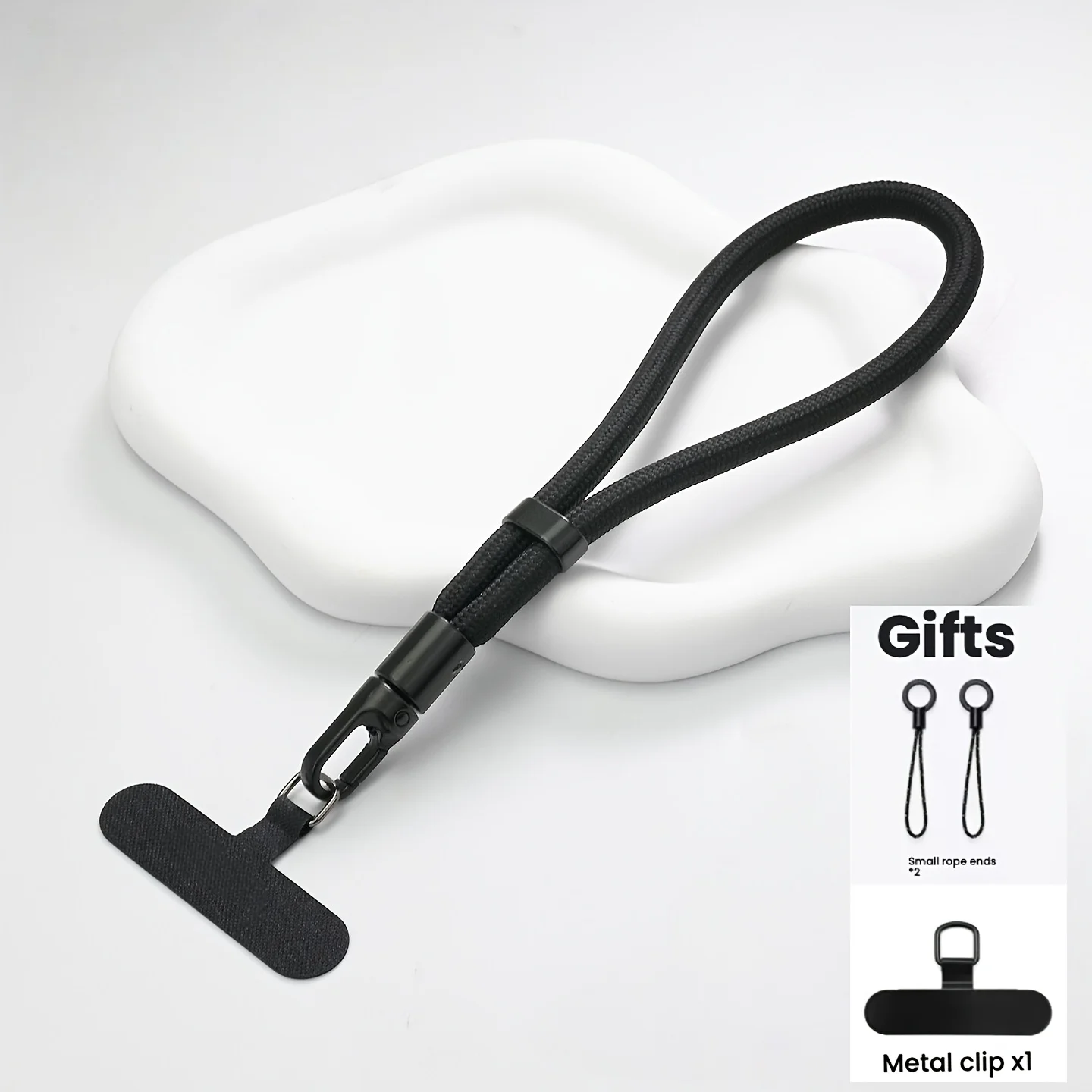 Nieuwe verstelbare telefoonpolsband/lanyard – een premium, anti-verlies en anti-diefstal accessoire. Voorzien van een veilige sluiting en inclusief een