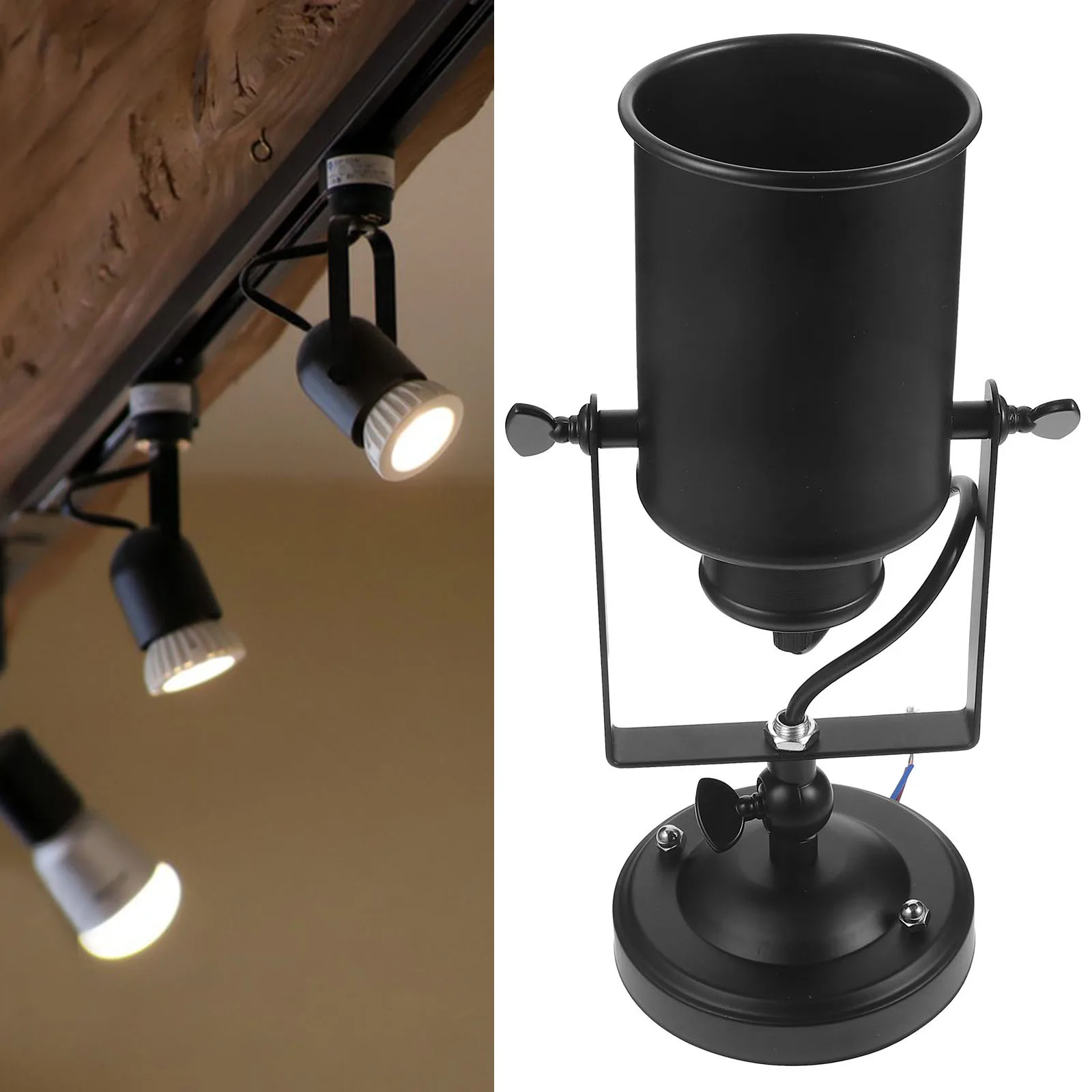 

Industrial Style Spotlights Black A Vintage Wall Lamp Light Fixture Ceiling Hanging Lamps Living Room Bedroom Ch Tools