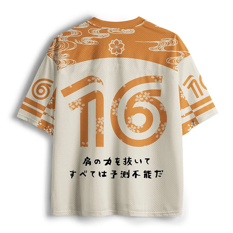 Unisex Relax Everything Is Out Of Control Meditating Monk Cat Jersey Cute Zen Cat Print V-Neck Orange Short Sleeve Sports Tee