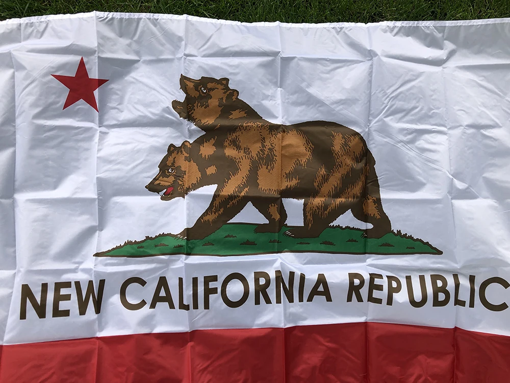 (TIKI FLAG) Bendera California - Fallout Cosplay Prop ulasan dan harga