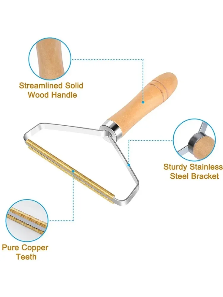 Portable Lint Remover Pet Hair Remover Brush Carpet Wool Coat Clothes Lint Pellet Manual Shaver Removal Scraper Cleaning Tool image 5