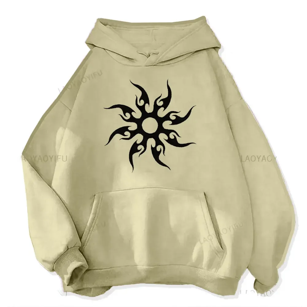 Naruto Nine Tails Seal Hoodie, Hooded Sweatshirt Kurama Symbol Front Print Anime Manga Fan Casual Pullover Streetwear Sweat Top