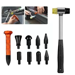 Car Body Paintless Dent Repair Kit Rubber Hammer Tap Down Tools Hail Dent Removal Tools for Car Dent Removal Tools