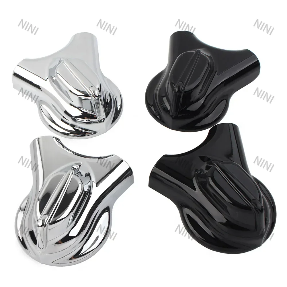 

1 пара мотоцикла для Harley Heritage Softail 2008-2017, хромированные/черные чехлы на заднюю ось маятника, комплект