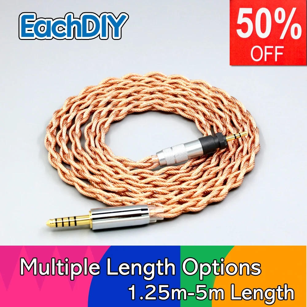 

Graphene 7N OCC Shielding Coaxial Mixed Earphone Cable For Shure SRH840 SRH940 SRH440 SRH750DJ Philips SHP9000 SHP8900 LN007793