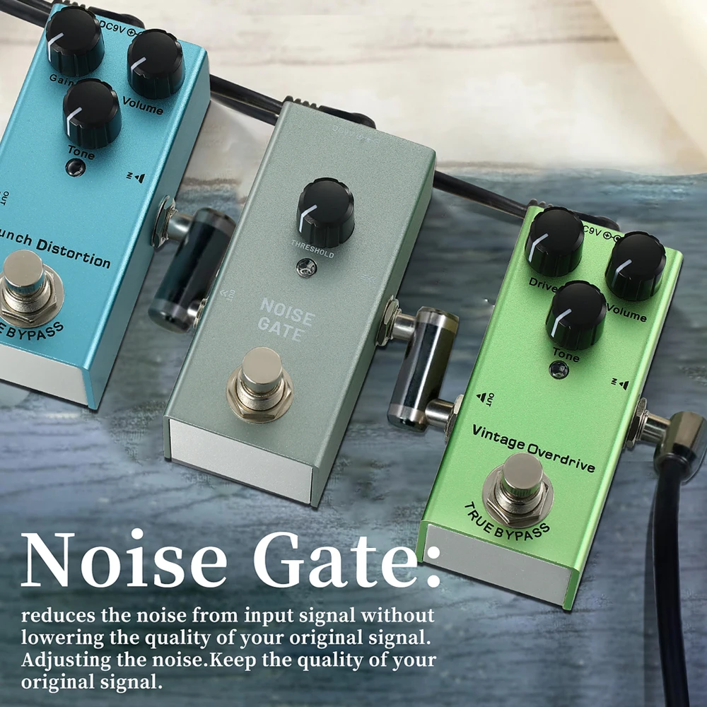 E-Gitarren-Pedal Vintage Overdrive/US Dream/Classic Chorus/Vintage Phase/Tremolo/Analog Delay/Digital Delay/Ultimate Drive – Detail 4