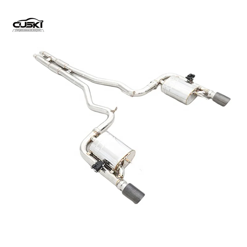 High Performance Catback Exhaust For Ford Mustang 5.0L 2011-2019 stainless steel Car Exhaust System escape Exhaust Pipe