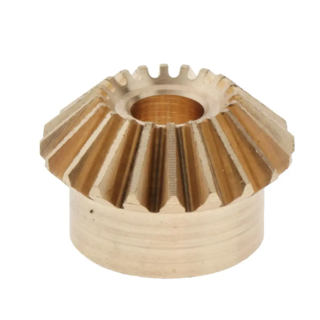 1 Modulus Brass Bevel Gear Steel 20 Tooth Motor Transmission Part for Mechanical DIY and BLDC Set Motor