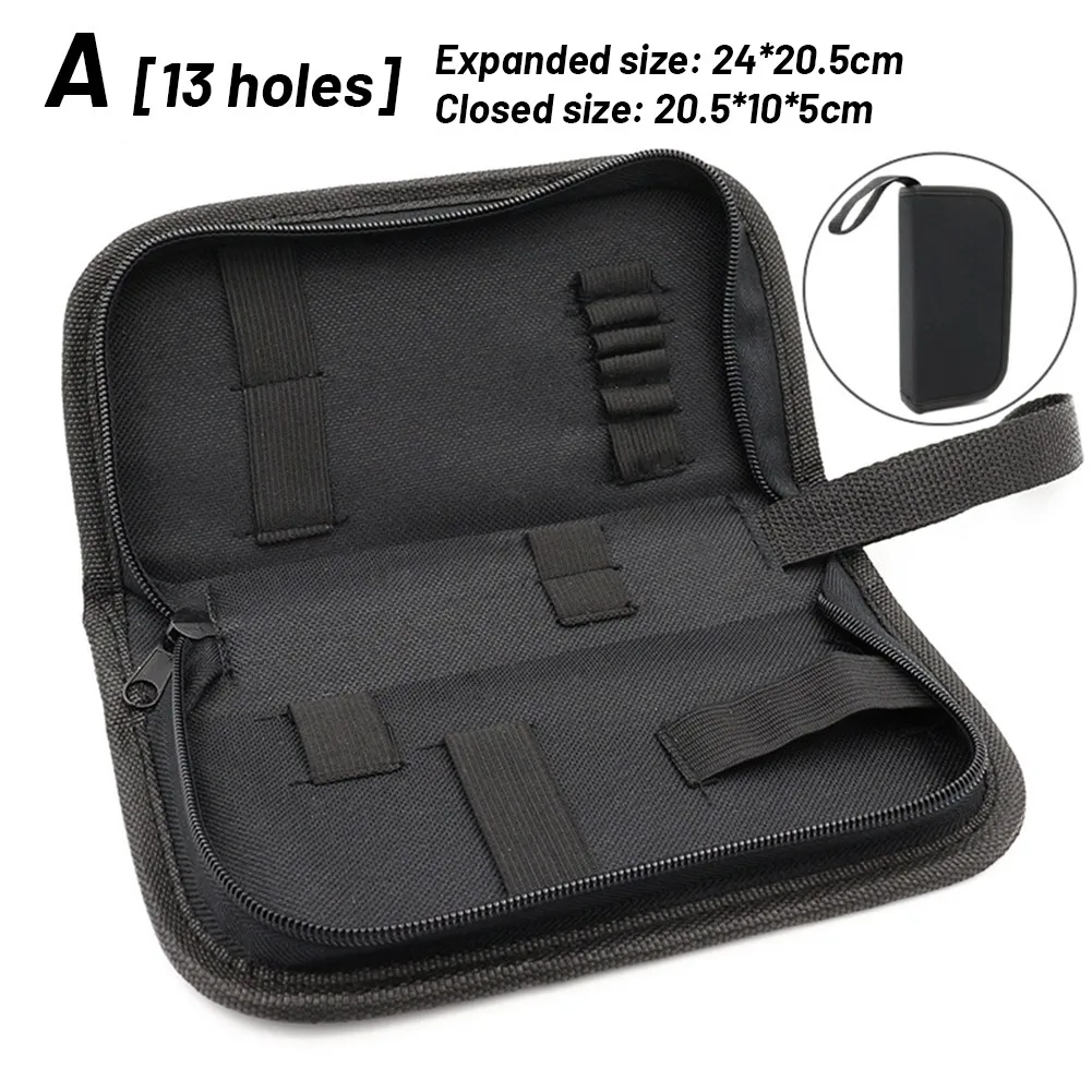 Portable Watch Repair Tool Cloth Bag, Oxford Cloth, Multipurpose Storage Solution, Suitable For Tools And Accessories, Gray