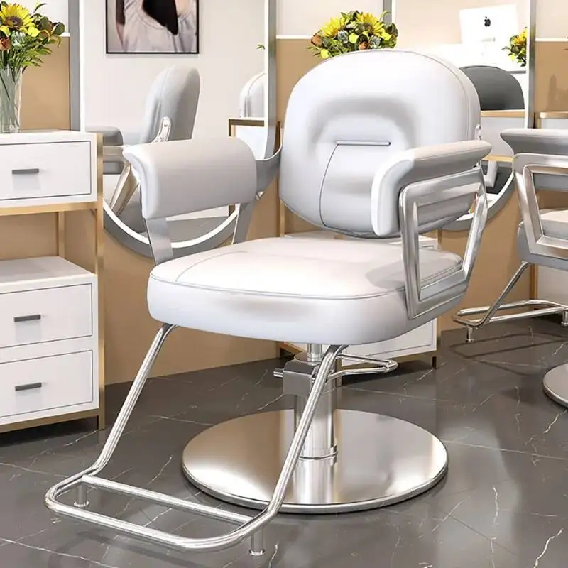 صالون حلاقة فاخر كرسي حلاق تجميل شخصي أثاث صالون فاخر Sillas De Barberia صالون فاخر احترافي