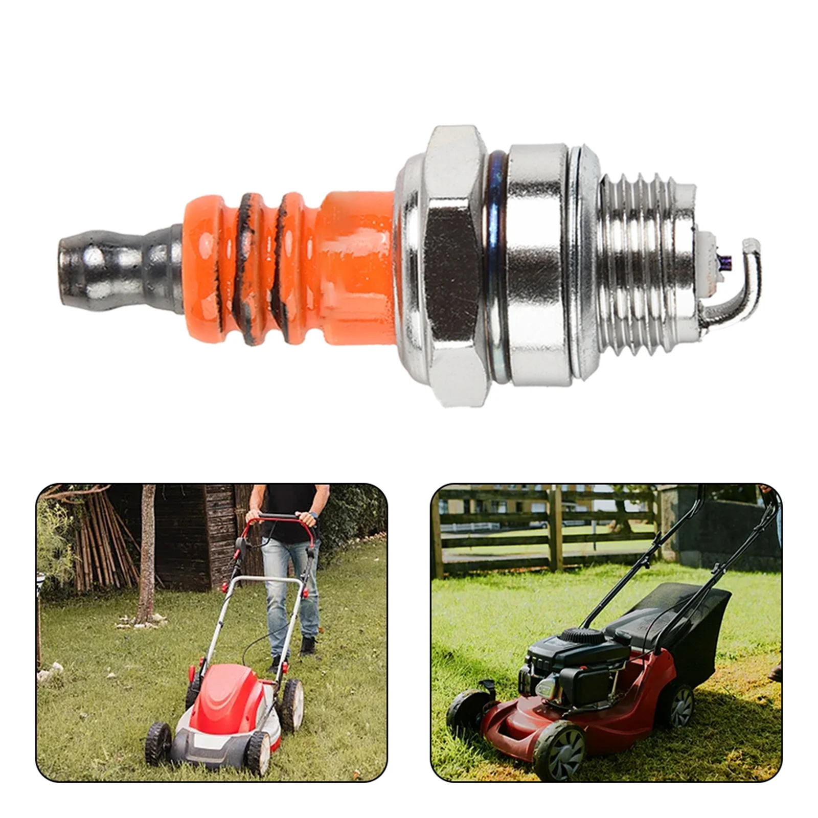 1pc BM6A Spark Plug Garden Power Tool Accessories Lawn Mower Replacement Parts For CJ8 RCJ8 M7 L7T Lawnmower Whipper Snipper