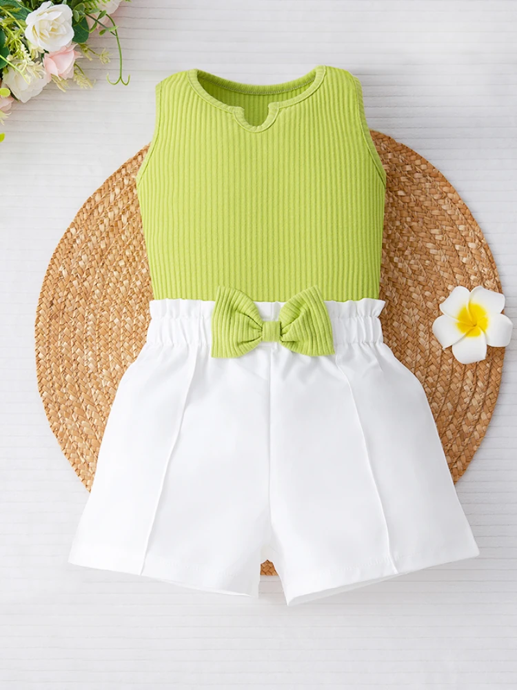 

2 шт./комплект, детский летний жилет с шортами