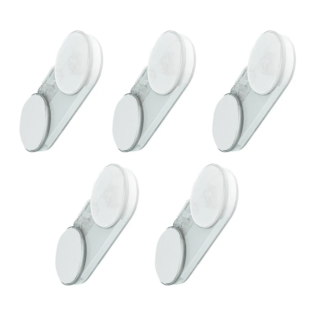 5Pcs Baby Proof Locks Anti-Pinch Cabinet Door Latch for Refrigerator Drawer Child Safety Lock 360 Rotate Clasp No Residue Strong
