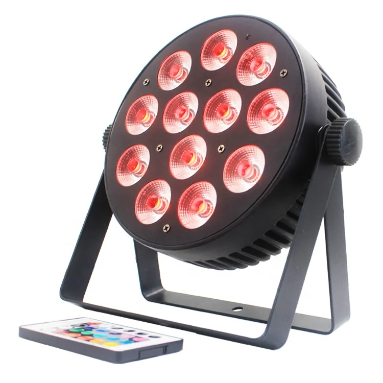 

Профессиональное миниатюрное свадебное сценическое освещение rgbwa uv 6in112x12w, светодиодное комнатное плоское освещение par