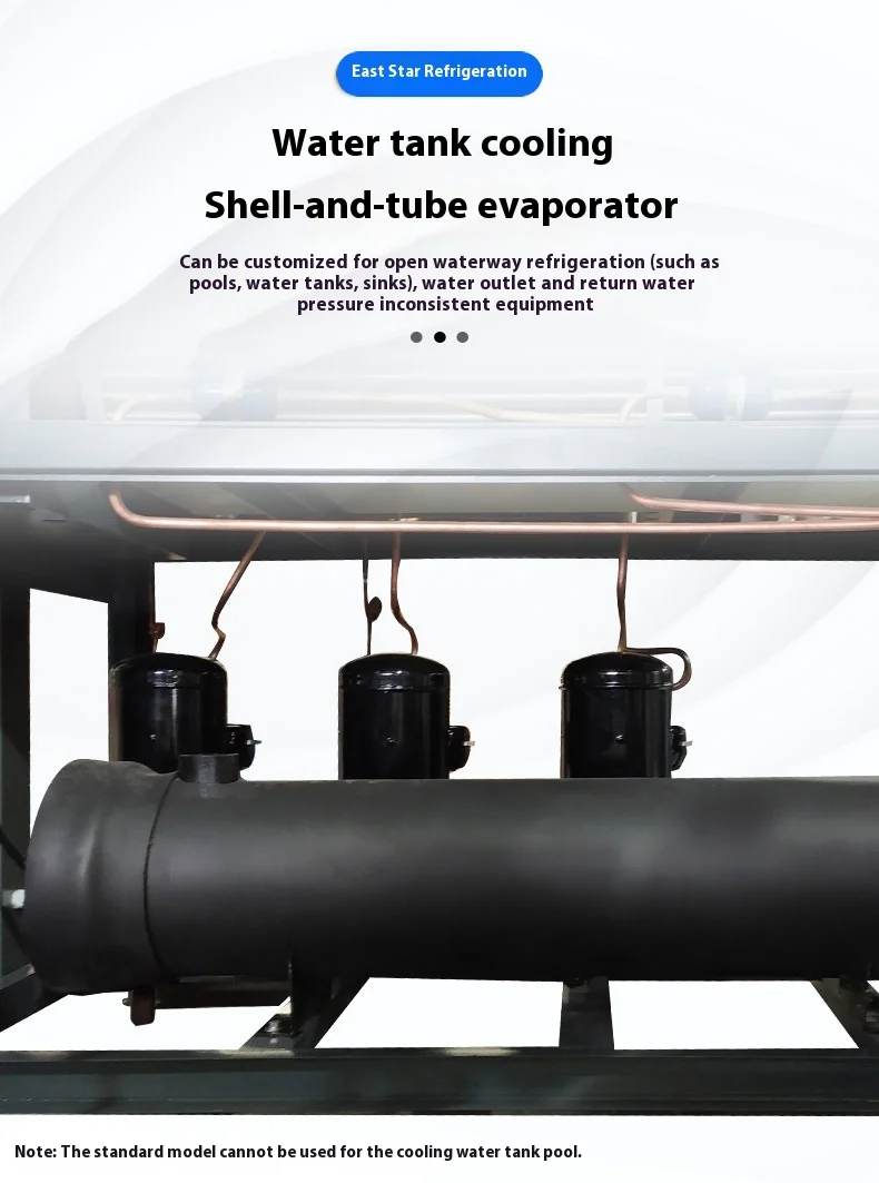 CE Standard 20 Ton Industrial Water Chiller Electrical Central Air Conditioner for Household Use R-410a Refrigerant