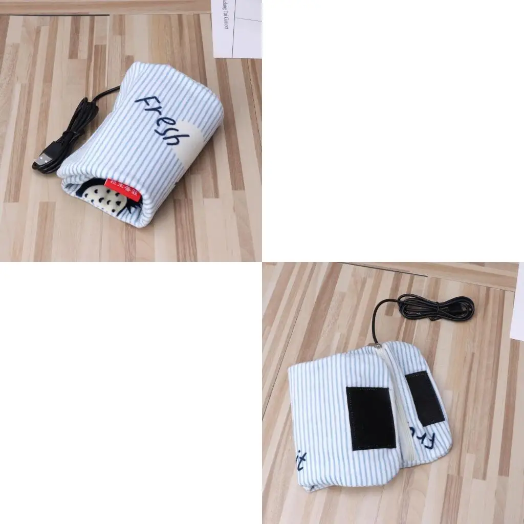 

USB Travel Mug Milk Water Warmer Baby Nursing Bottle Thermostat Heater Infant Bottle Insulation Cover Storage Bag L8RB