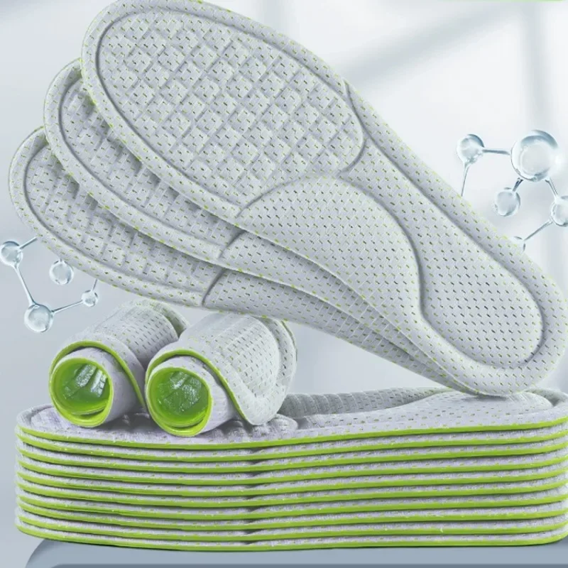 2/20pcs Soft Unisex Memory Foam Orthopedic Insoles Deodorizing Insole Shoes Sports Absorbs Sweat Antibacterial Shoe Accessories image 3