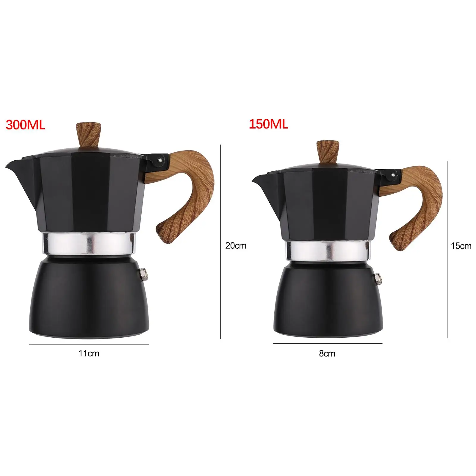 Italian Style Coffee Maker Coffee Brewer Percolator Coffee Pot for Home Cafe