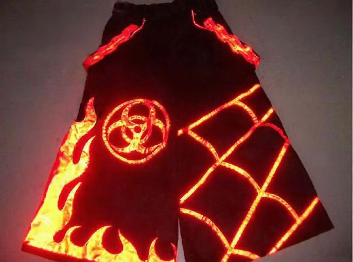 

RAVE GEAR phat pants shuffle dancing cool reflective strip Pants Ghost Dance Reflective Pants Street Hip-hop Pants Night k98