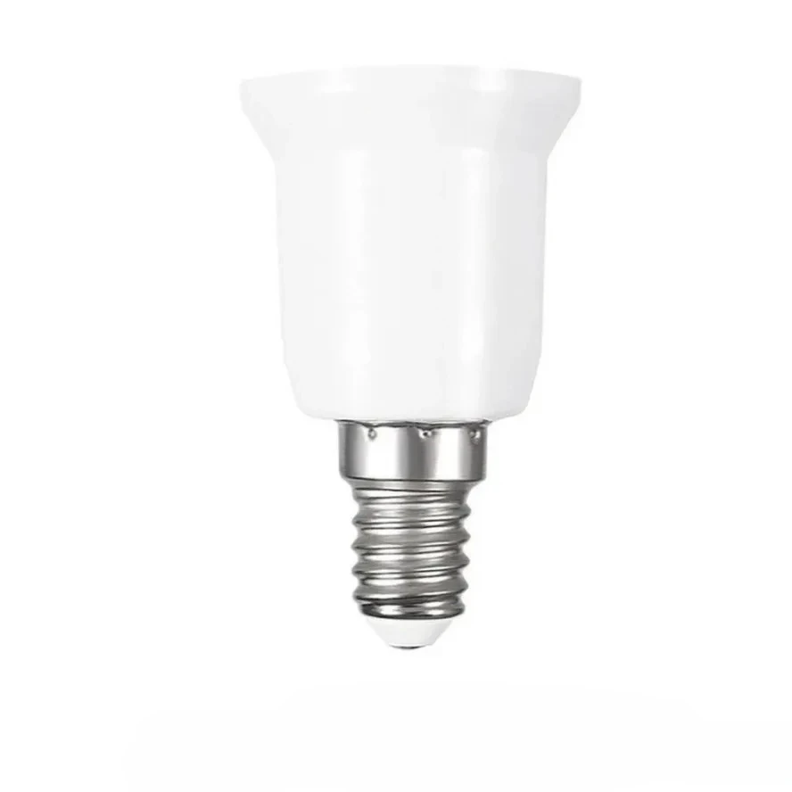 1-10PCS High Quality E14 To E27 Adapter Conversion Socket 220V 110V Plastic Converter  Material Socket Bulb Adapter Lamp Holder
