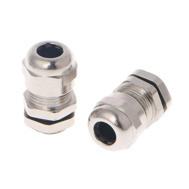  3 Pack Stainless Steel Cable Glands Joints Wire Protectors PG7 3.0-6.5mm
