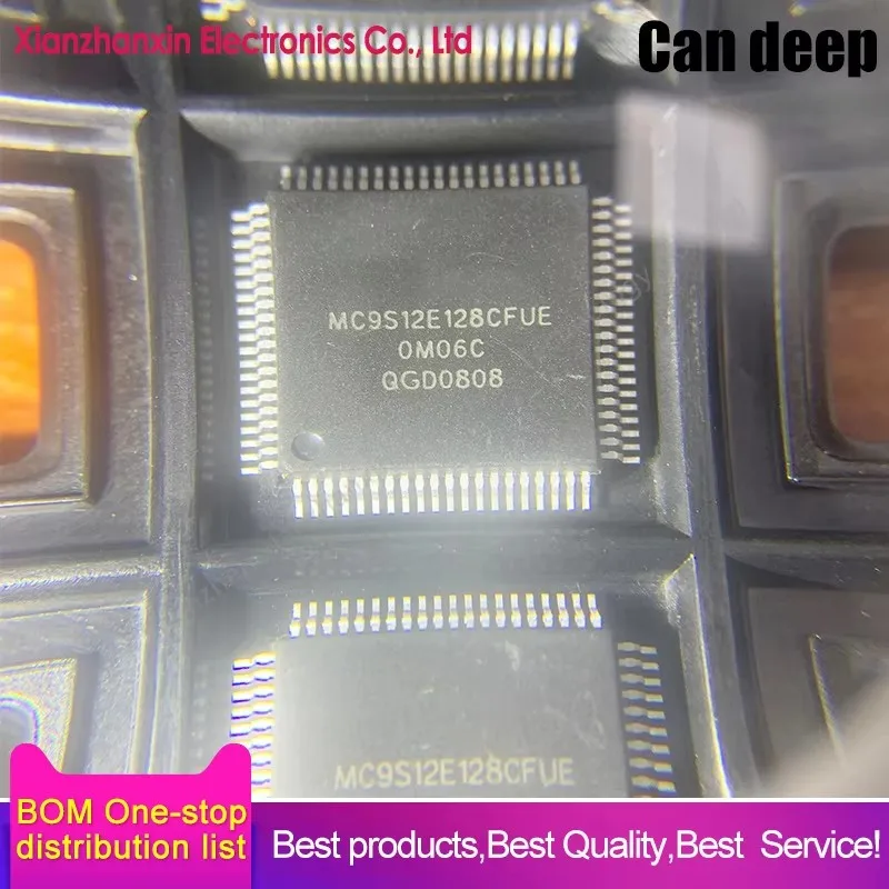 1PCS/LOT MC9S12E128CFUE MC9S12E128 QFP80 Micro controller chip