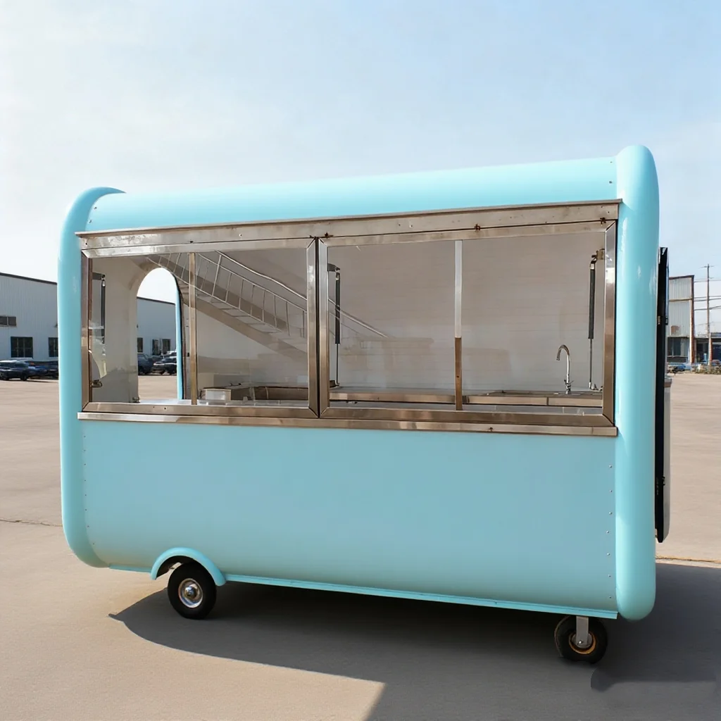 

Полностью кейтеринг, грузовик для еды, уличный мобильный прицеп для фаст-фуда, грузовик для еды, фургон-прицеп для Европы