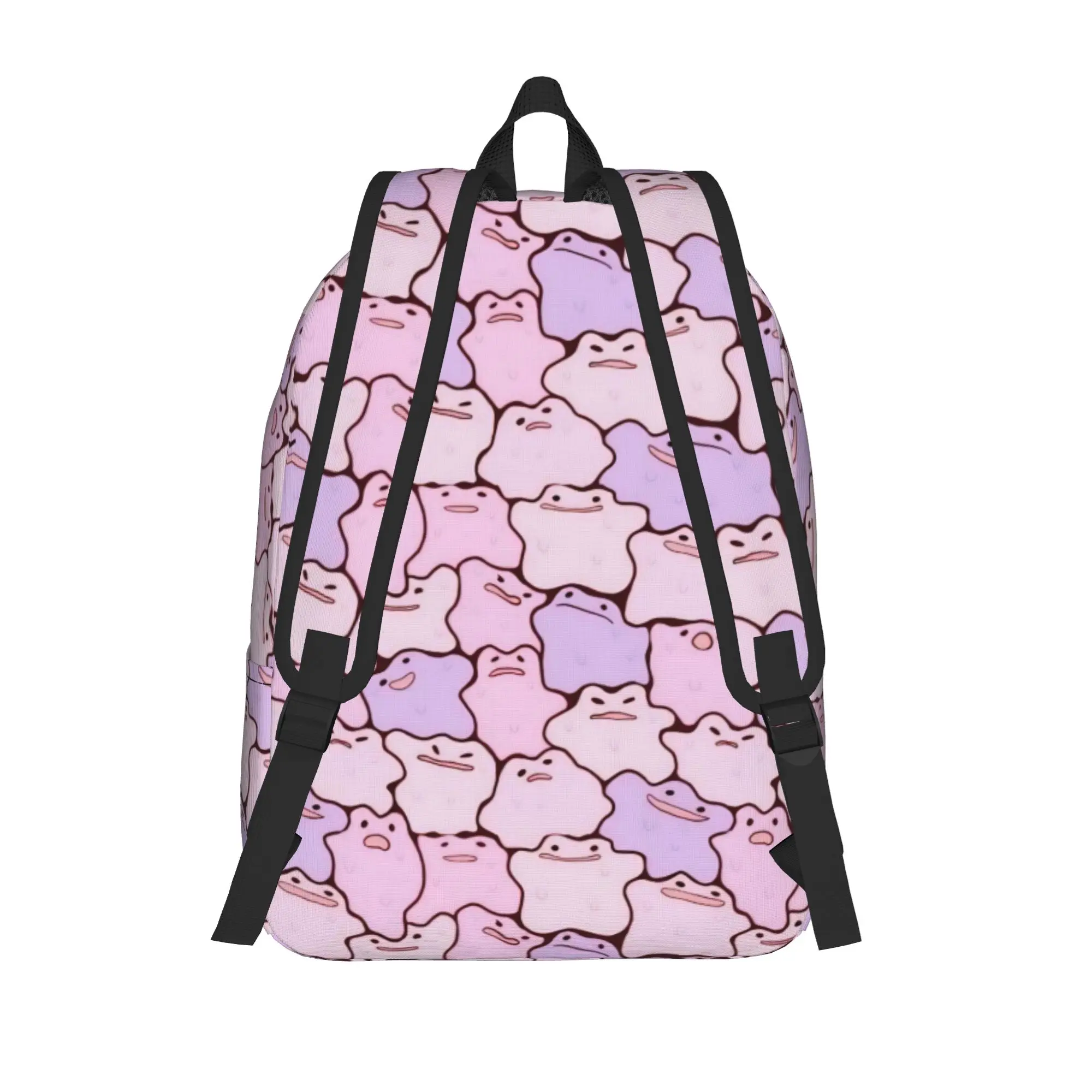 Dittoes Transform Purple blob Backpack Men Women Teenage School Travel Daypack Imposter Cartoon Laptop Shoulder Bag Outdoor