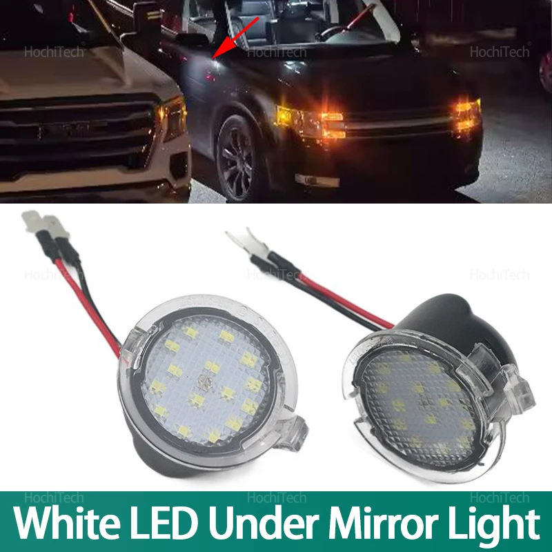 Für Ford Edge Ranger F-150 Mondeo Explorer Fusion Flex Taurus Expedition LED Weg Beleuchtung Unter Seite Spiegel Pfütze Licht
