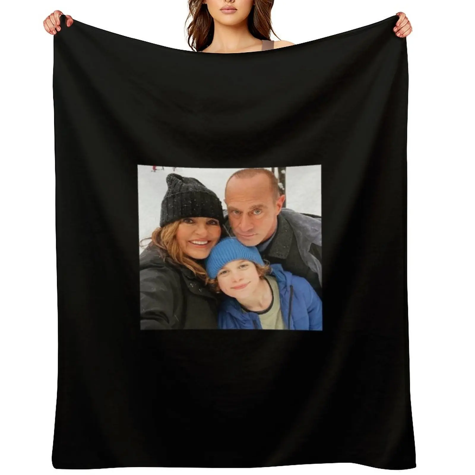 

Olivia, Noah & Elliot Sticker Throw Blanket Plush Luxury Throw Soft warm for winter Blankets