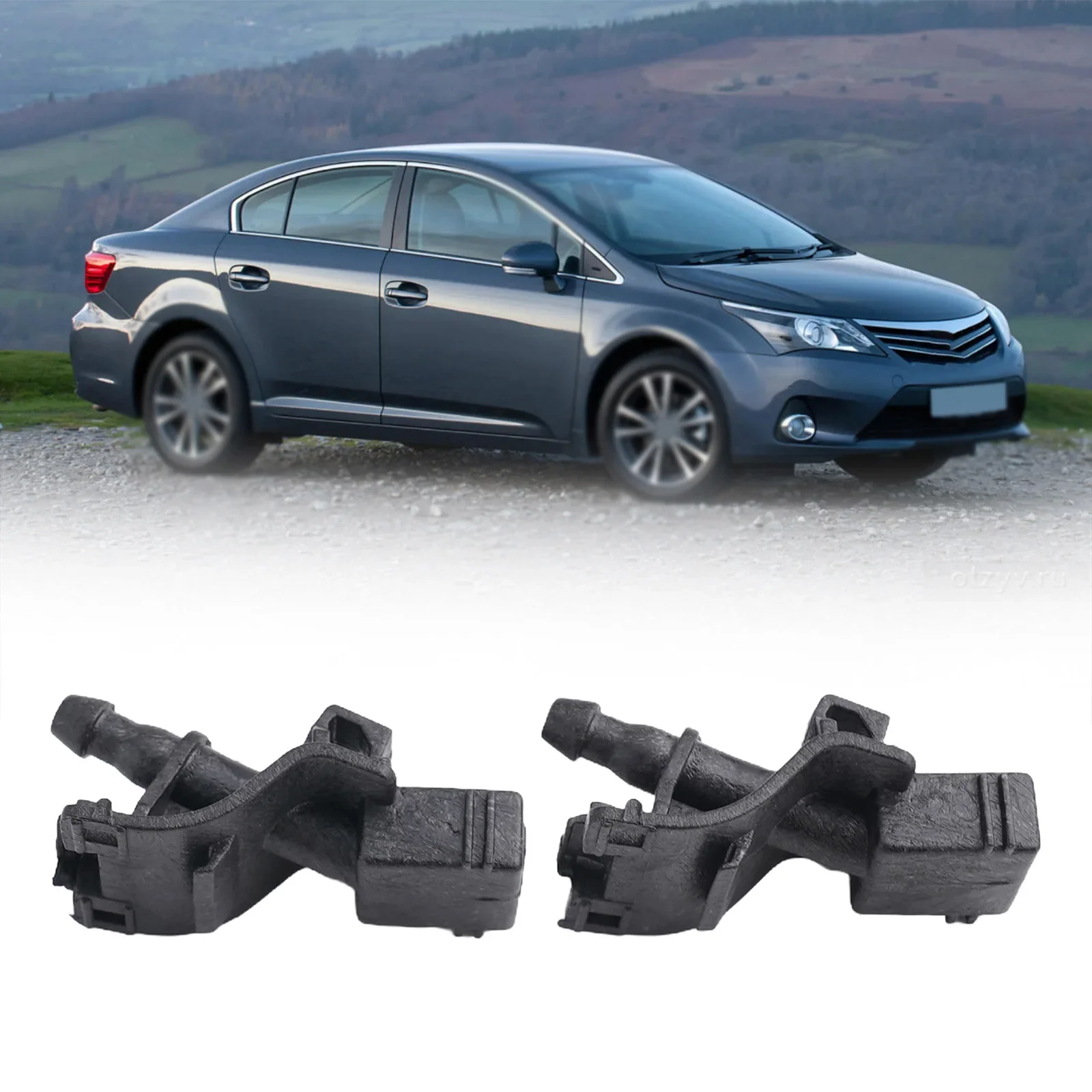 Enhance Your Car's Appearance and Functionality with 2pcs Windshield Washer Nozzle for Toyota Avensis T270 T27