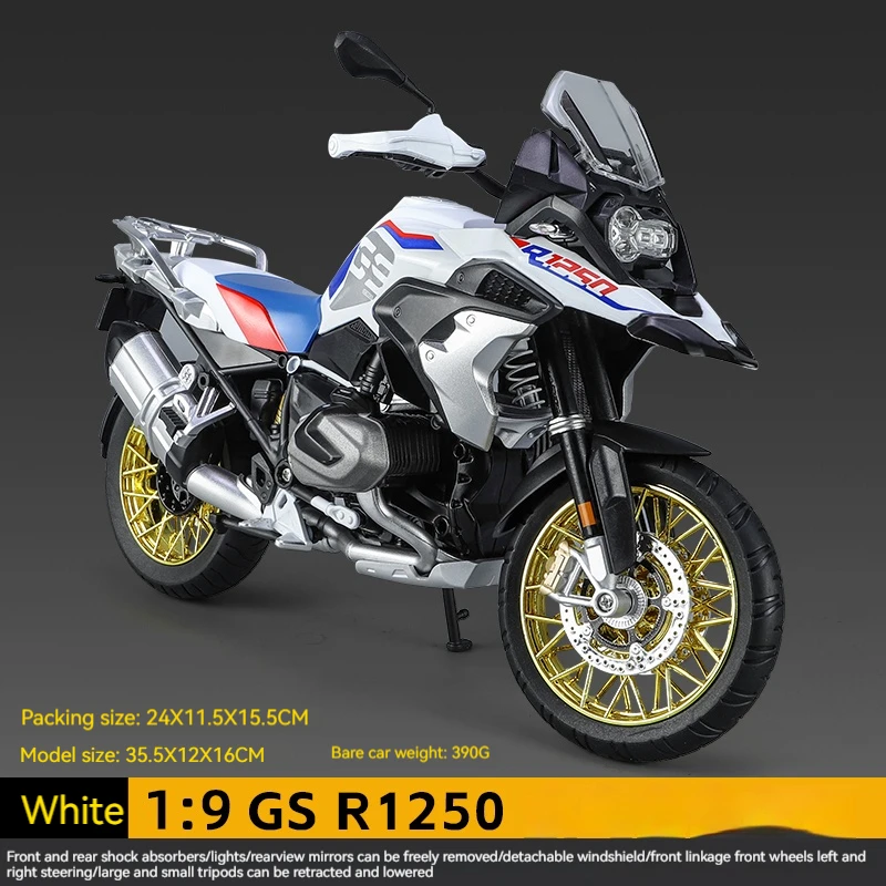 1:9 BMW R1250 GS Adventure Alloy Diecast Metal Model Motorcycle