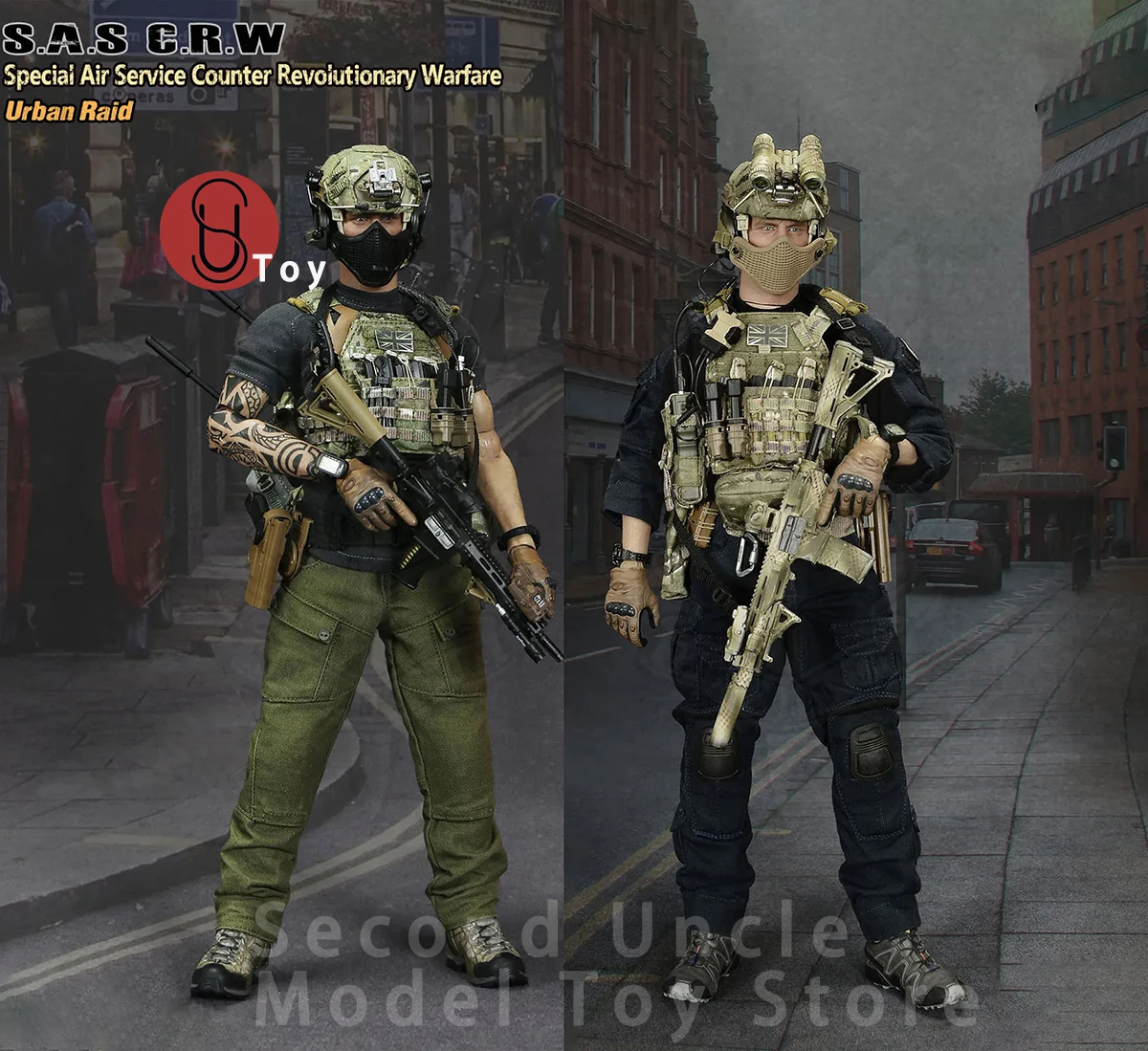 

Easy&Simple ES 26022 S/R 1/6 S.A.S Counter Revolutionary Warfare Assaulter - GWG Male Soldier Action Figure Full Set Model Toys